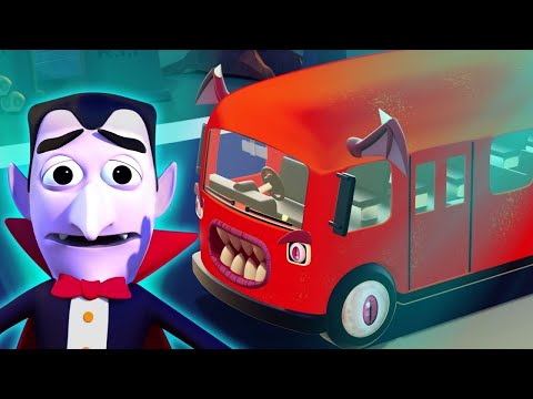 Wheels On The Bus 🎃👻 | Spooky Songs | Nursery Rhymes Street