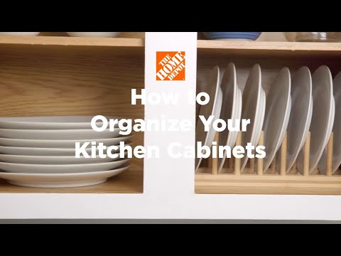 How to Organize Kitchen Cabinets 