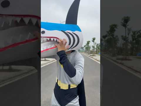 Batman Choose Head Shark Toy | Marvel Real Life