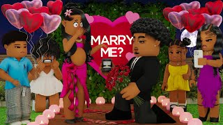 MY BOYFRIEND PLANNED A SURPRISE PROPOSAL!! *CAUGHT HIM BUYING A RING!!* | Bloxburg Family Rolplay