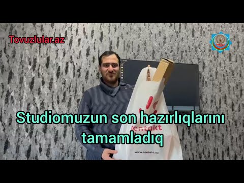 Studiomuzun son hazırlıqlarını tamamladıq