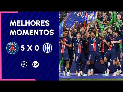 PSG 5 x 0 Inter de Milão - Goleada e título inédito do Paris Saint-Germain | Champions 2024/25