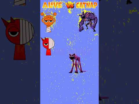 Incredibox Sprunki All Alive Versions Team Battle CatNap Team \ 2d