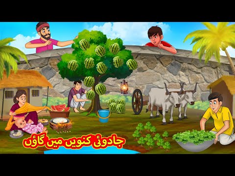 جادوئی کنویں میں گاؤں | Urdu Story | Stories in Urdu | Urdu Fairy Tales | Urdu Kahaniya