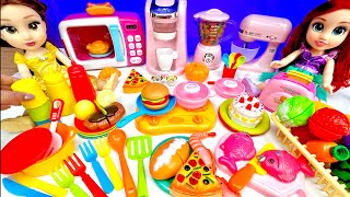 Satisfying with Unboxing Cute Kitchen Cooking Playset, pink Toy appliances Collection Review | ASMR