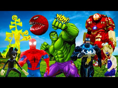 Siren Head Hulk vs Huggy Wuggy Kisssy Missy Cartoon Dog Cartoon Cat #50代