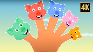 Piggy Finger Family Nursery Rhyme For Kids