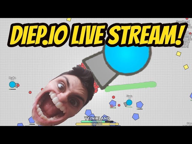 HILARIOUS DIEP.IO LIVE STREAM! | The Frustrated Gamer | The .io Gamer