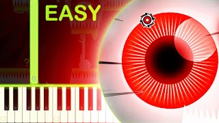 iSpyWithMyLittleEye | GEOMETRY DASH - EASY Piano Tutorial