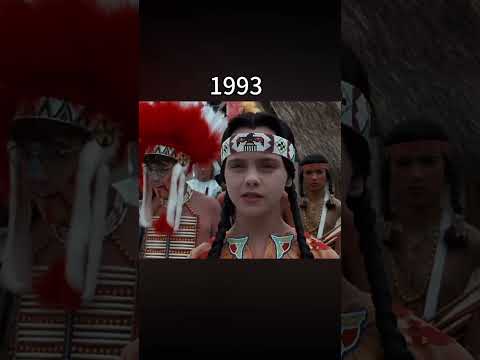 Evolution of Wednesday 😱(addams family movies)#wednesday #addamsfamily #jennaorteganews #shorts