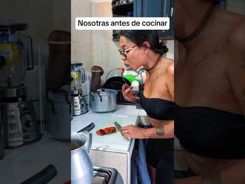 Las mujeres cuando preparamos la comida 🤣🤣 #humor #comedia