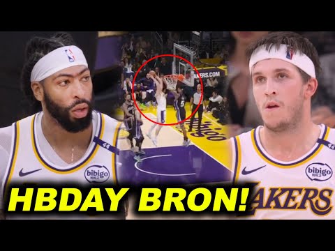 May pa-Birthday Gift ang Lakers kay Lebron James! | Mamaw si AD at Reaves! Sweep ang Kings!