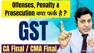 GST: Offenses, Penalty & Prosecution क्या फर्क है ? #cadilipbadlani