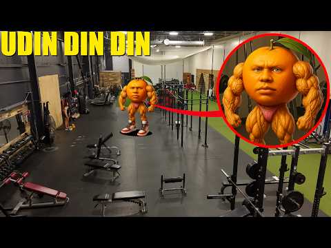 IF YOU SEE UDIN DIN DIN AT THE GYM, RUN AWAY FAST! (ITALIAN BRAINROT)