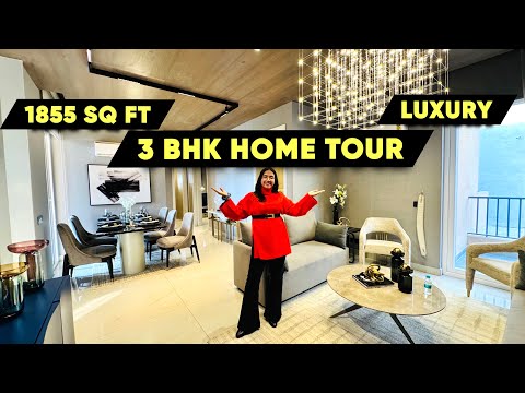 Inside a 1855 Sq Ft Luxury 3 BHK Home Tour | Pavitra Luxury Residence Flats Sale in Zirakpur