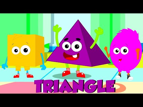 Learn Shapes Song, Educational Videos and Nursery Rhymes for Kids