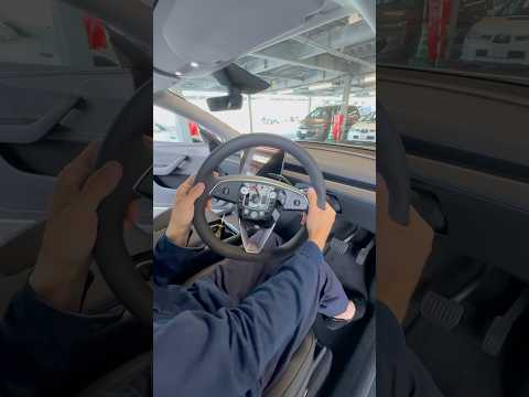 テスラのハンドル外しちゃった #tesla #テスラ #モデルy #juniper