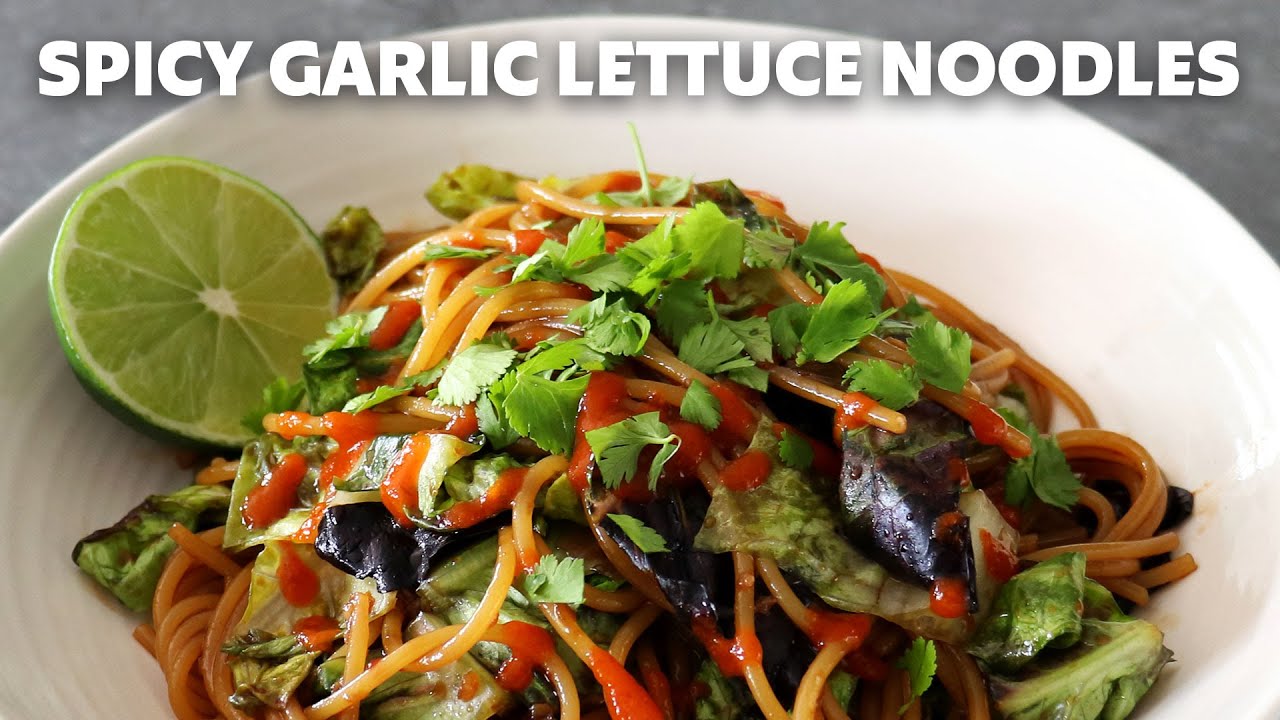 Spicy Lettuce Noodles - Food Wishes