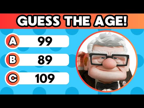 Guess How Old These DISNEY Characters Are...! (Very HARD)