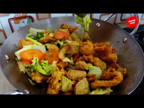 KESUKAAN SUAMI DAN ANAK-ANAK, MENU SIMPEL INI WAJIB DIRECOOK YA! TUMISAN AYAM SAYUR SUPER MANTUL