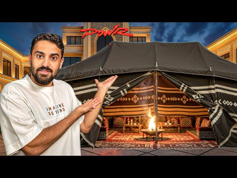 سويت خيمه داخل قصر باور ⛺️🔥.
