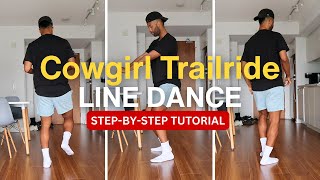 Cowgirl Trailride Line Dance Tutorial (horses in the stable)
