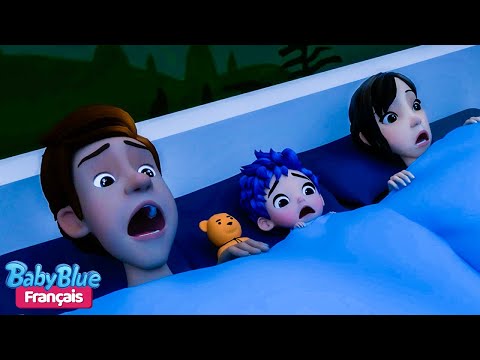 Dix Monstres Dans Le Lit | Comptines et Chansons pour Enfants | Baby Blue Français