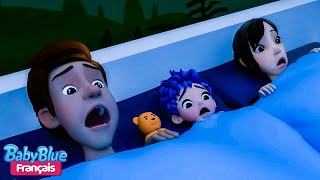 Dix Monstres Dans Le Lit | Comptines et Chansons pour Enfants | Baby Blue Français