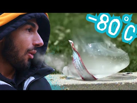 Je teste une expérience à -80°C