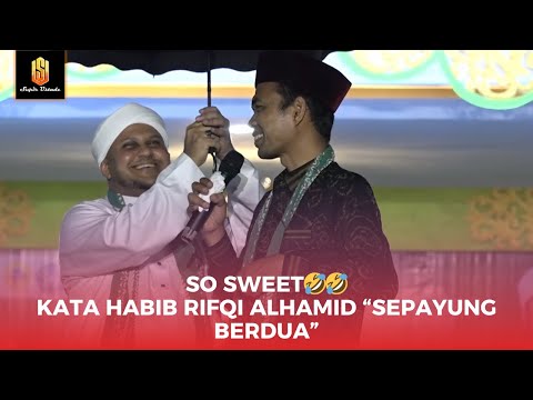 HABIB RIFQI ALHAMID SIGAP PAYUNGI UAS KETIKA SEDANG CERAMAH TURUN HUJAN | Ceramah Ustadz Abdul Somad