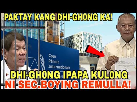 DHI-GH0NG NYO IPAPAKUL0NG NI SEC.BOYING REMULLA!