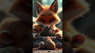 🐭Fox Helps Mice That Lost Their Parents🦊