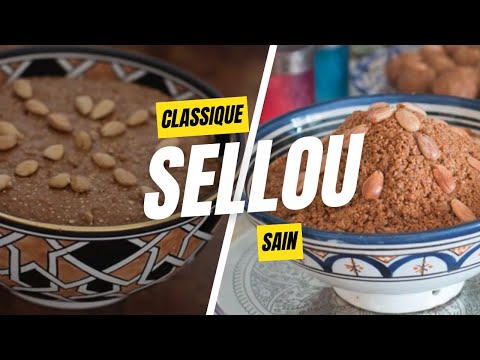 Sellou : La Recette Authentique et sa Version Light pour un Ramadan Gourmand et Sain 👍🏻😍