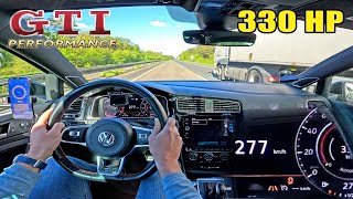 330HP VW GOLF GTI MK7.5 // PUSHED on Autobahn 