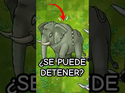 ¿Se PUEDE derrotar al ELEFANTE zombie? #pvz #plantasvszombies
