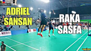 ADRIEL Smash mu Ngeri, Asli Konsisten Banget Mainnya Nih Bocah. Adriel / Sansan vs Raka / Sasfa