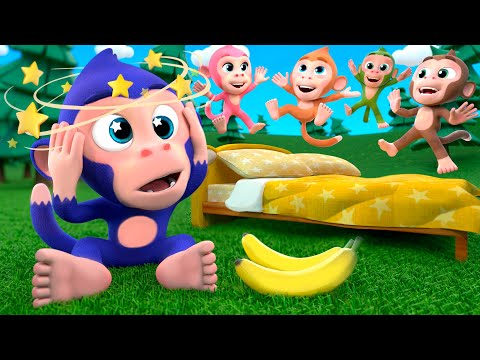 Five Little Monkeys Jumping on the Farm + More Newborn Educational Nursery Rhymes & Kids Songs