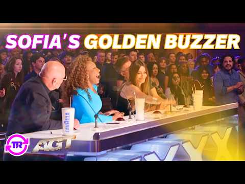 Sofia Vergara SMASHES Her GOLDEN BUZZER For Comeback BGT Aerial Duo! 🌟