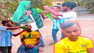 ব্রাজিল হারার পর আর্জেন্টিনার ভক্তরা যা করলেন হিরো ভাই সাথে | ফানি ভিডিও | Bangla funny video |