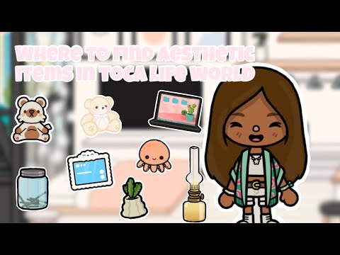 Where to find aestheticitems in toca life world!!🐙