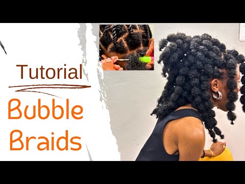 A lot of people wonder how this is done. No rubber bands used on Bubble braids