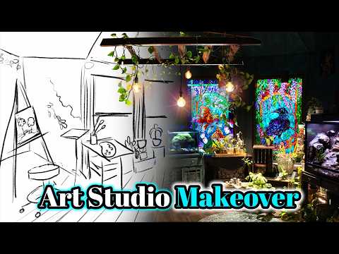 Transforming My ART STUDIO Into a MAGICAL Realm!