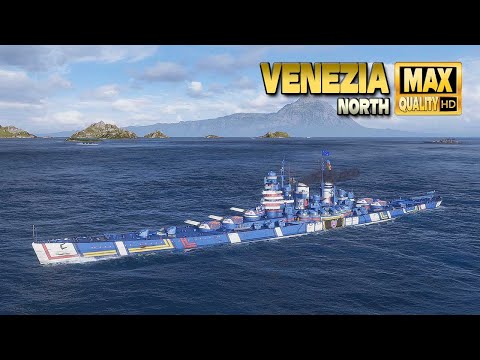 Cruiser Venezia  Thriller on map North   World of Warships