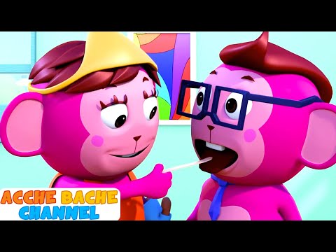 Hui Tabiyat Kharab, Chalo Doctor Ke Pass | Nursery Rhymes For Kids By Acche Bache Channel