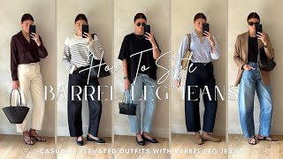How To Style Barrel Leg Jeans