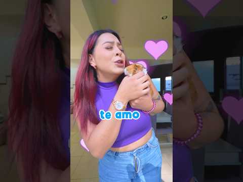 Sorprendimos a karen hablandole como bebés a nuestras mascotas! 🤪😋 #shorts