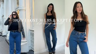 how i lost 30 lbs and kept it off (with ease)