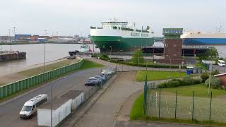 Im Zeitraffer vom Nordhafen in die Nordschleuse