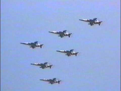三沢基地航空祭 1994 アメリカ空軍サンダーバーズ来日、航空自衛隊ブルーインパルスと初競演 F-1模擬空対地射爆撃 JASDF Misawa Air Show