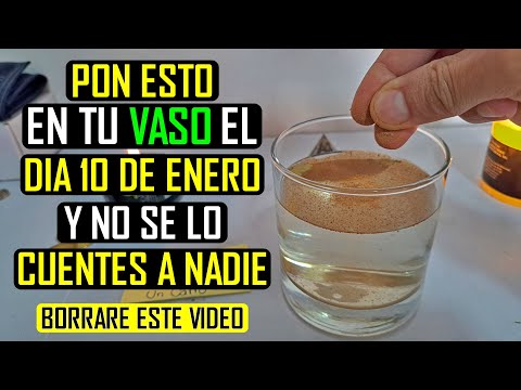 ¡Pon ESTO en TU VASO el 10 de ENERO y GANA MUCHO DINERO en 2025! | Mente Positiva